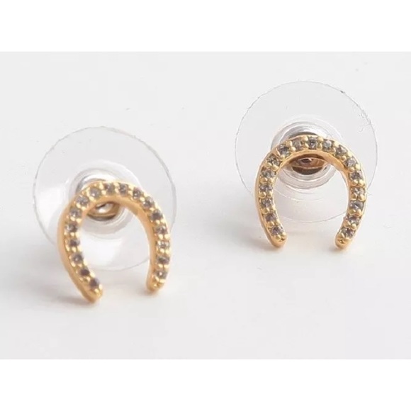 NWT Kate Spade Lucky Horseshoe Earrings - Picture 3 of 6